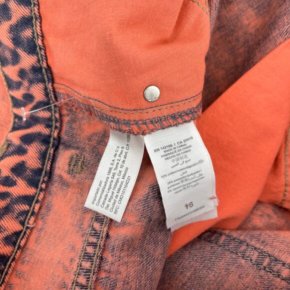 HABITUAL KID Jean Shorts Size 16 Girls Denim Coral Retro High Rise Ritual NWT - Picture 15 of 16